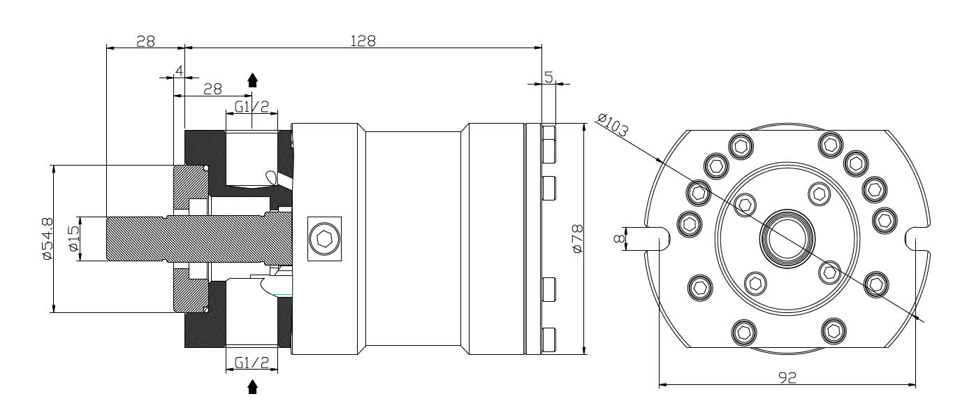 APP0.6-1.0 High Pressure Desalination Pumps Size