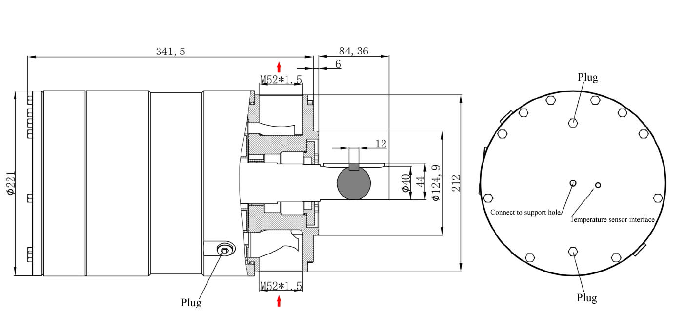 APP16-22 High Pressure Desalination Pumps Size