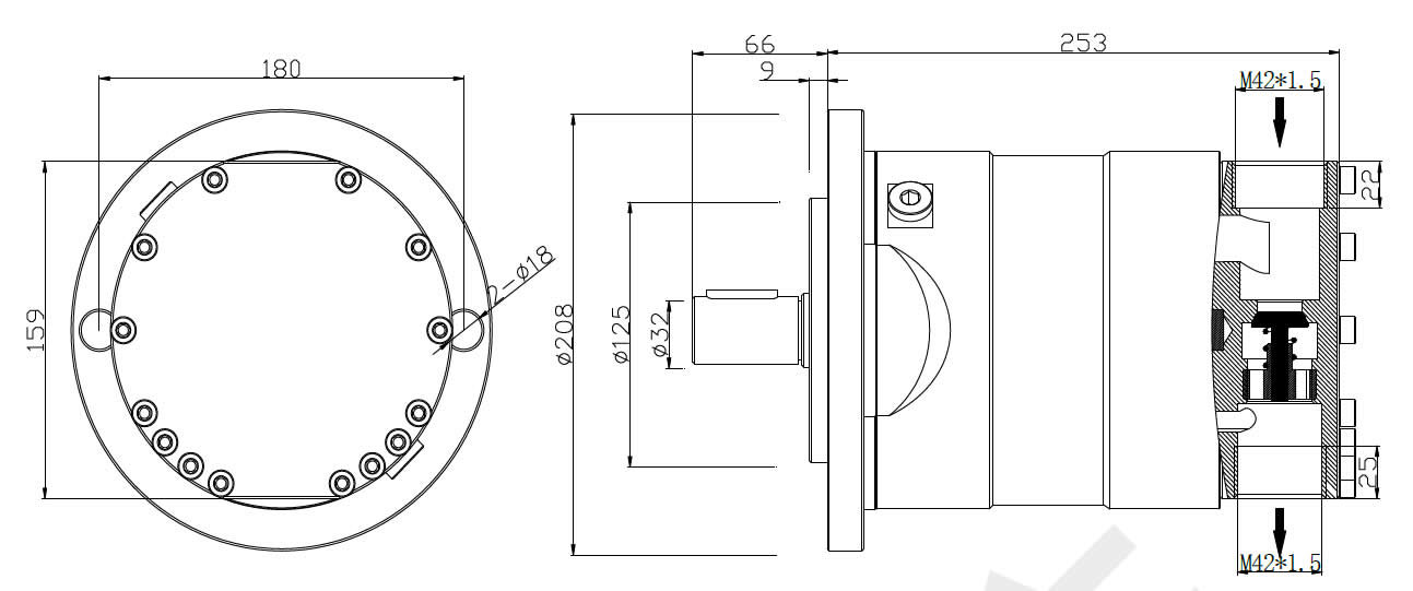 APP5.1-10.2 High Pressure Desalination Pumps Size