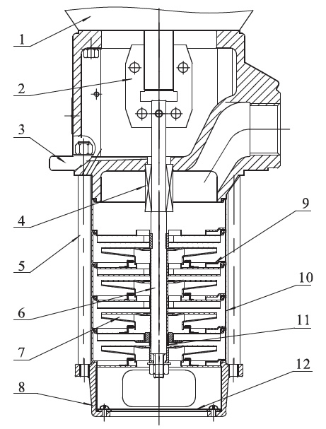 QLY1-4 immersible pump construction